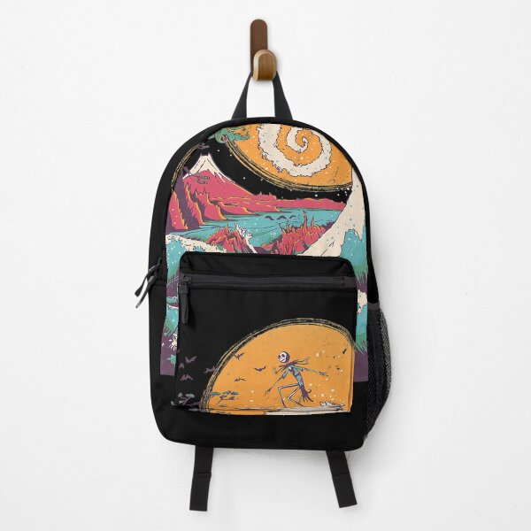Item preview, Retro Great Wave Skeleton Surfer Japanese Art designed and sold by HermineSonntag.