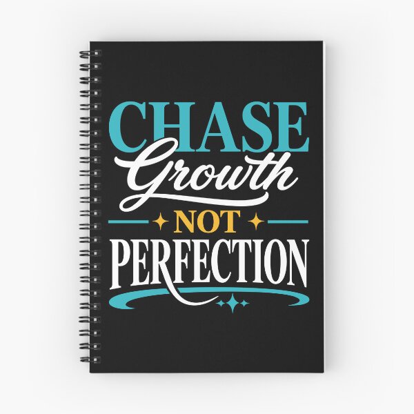 Item preview, Chase Growth Not Perfection Motivational Growth Mindset T-Shirt designed and sold by rejowan-arts.