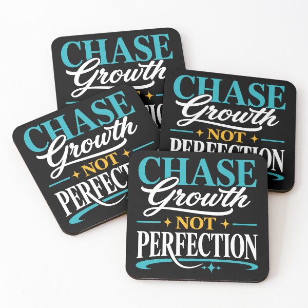 Item preview, Chase Growth Not Perfection Motivational Growth Mindset T-Shirt designed and sold by rejowan-arts.