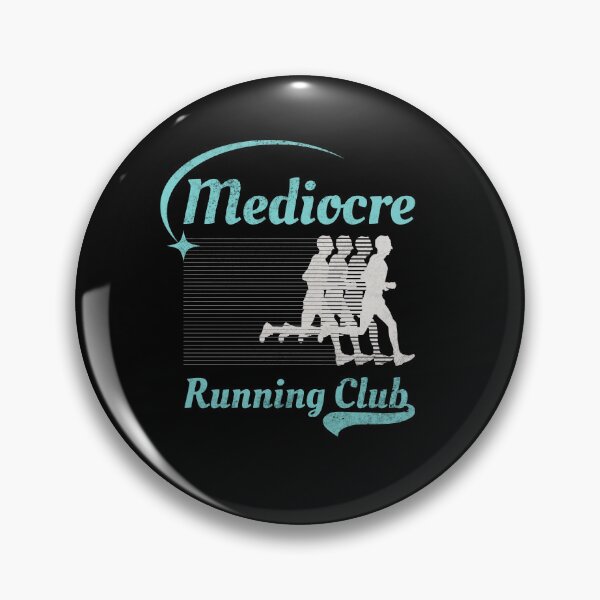 Item preview, Mediocre Running Club | Funny Retro Teal Slow Runner Aesthetic designed and sold by JB-designstudio.