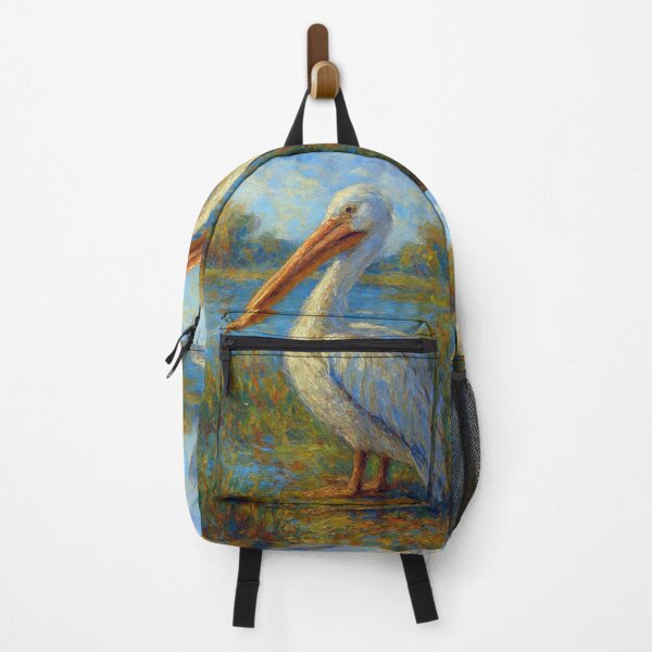 Item preview, Pelican Painting – Coastal Bird Wildlife Art designed and sold by GalleryKauffeld.