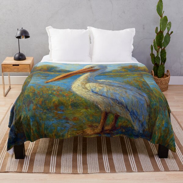 Item preview, Pelican Painting – Coastal Bird Wildlife Art designed and sold by GalleryKauffeld.