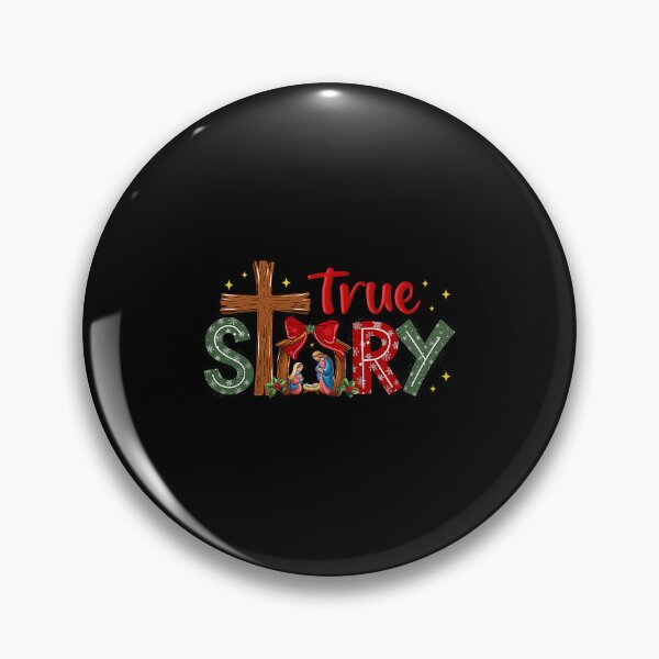 Item preview, True Story Christmas Cross Christian Nativity Celebration designed and sold by thefirstbroo.