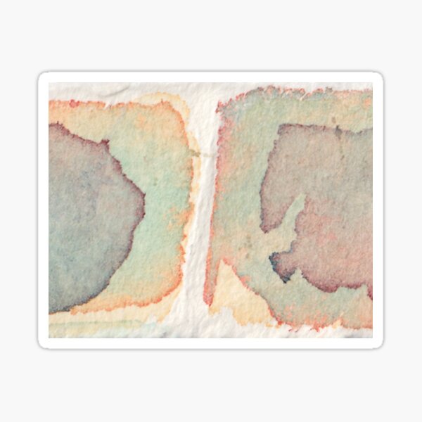 abstract watercolor Sticker