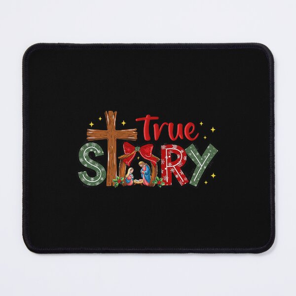 Item preview, True Story Christmas Cross Christian Nativity Celebration designed and sold by thefirstbroo.