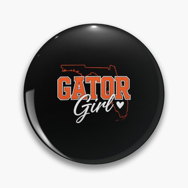 Item preview, Gator Girl Florida Pride Map Heart College Spirit designed and sold by OddPopARt.