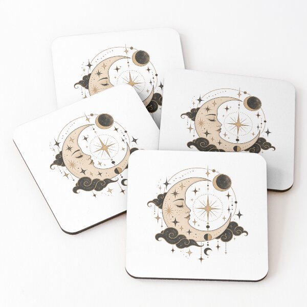 Item preview, Celestial Moon & Stars – Vintage Cosmic Aesthetic Design designed and sold by 1DreamerShop.
