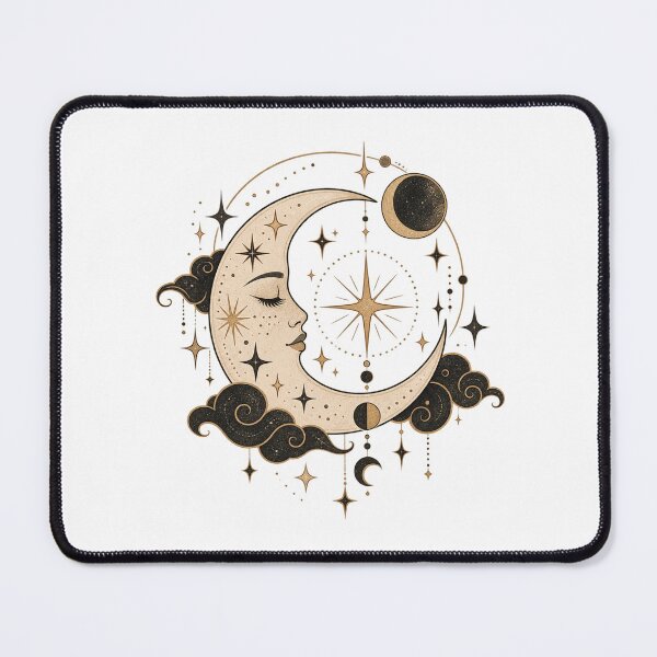 Item preview, Celestial Moon & Stars – Vintage Cosmic Aesthetic Design designed and sold by 1DreamerShop.