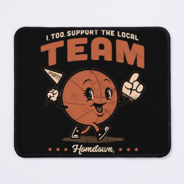 Item preview, Retro Mascot Basketball Character Local Team Support designed and sold by VictoriasdSchie.