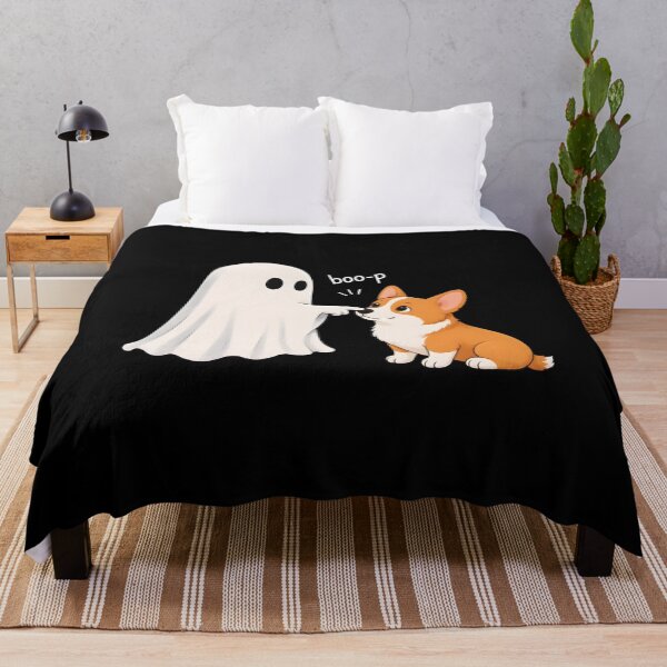 Item preview, Cute Ghost Booping Corgi Dog Funny Boo-p Design designed and sold by SoyLamderma.