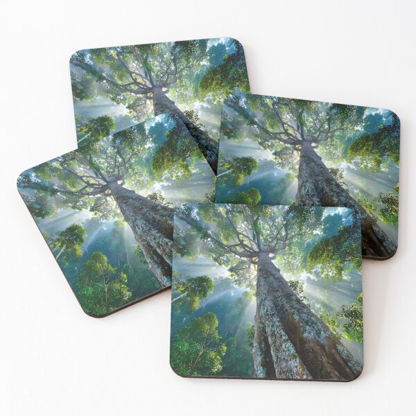 Item preview, Majestic Tree in Enchanting Forest Light Rays View designed and sold by Artessie.