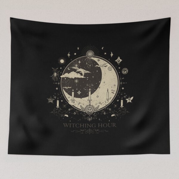 Item preview, Celestial Halloween Witch Moon designed and sold by ChicTrendz.