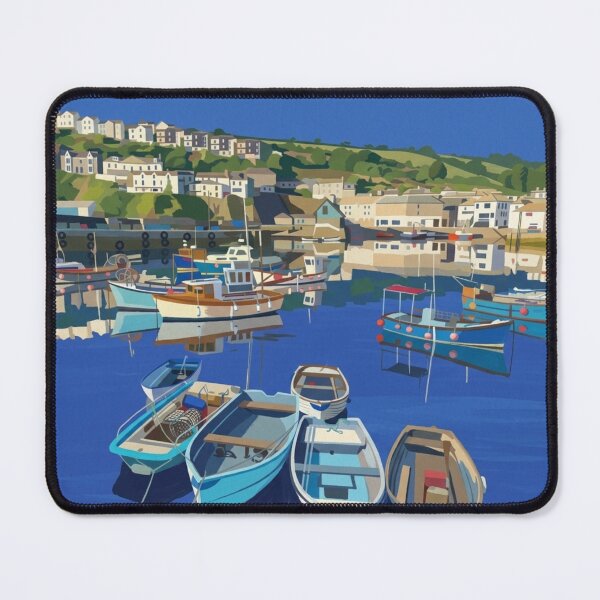 Item preview, Mevagissey Cornwall Fishing Harbour Dreamy Coastal Landscape designed and sold by S-and-W-4ever.