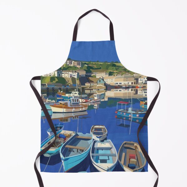Item preview, Mevagissey Cornwall Fishing Harbour Dreamy Coastal Landscape designed and sold by S-and-W-4ever.