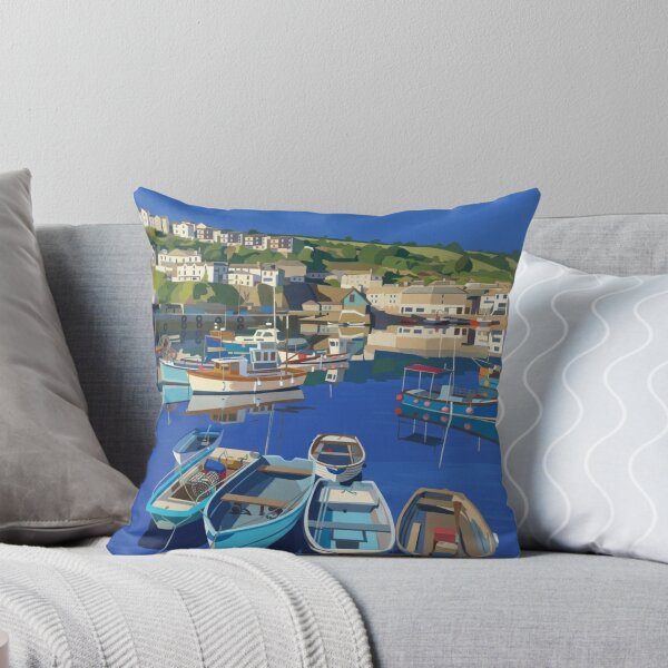 Item preview, Mevagissey Cornwall Fishing Harbour Dreamy Coastal Landscape designed and sold by S-and-W-4ever.