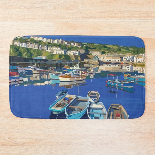 Item preview, Mevagissey Cornwall Fishing Harbour Dreamy Coastal Landscape designed and sold by S-and-W-4ever.