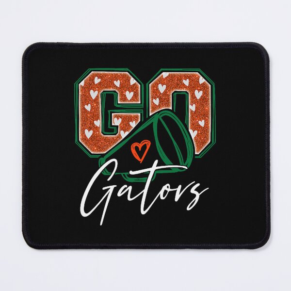 Item preview, Go Gators Orange Green Hearts Cheer Fan Spirit designed and sold by OddPopARt.