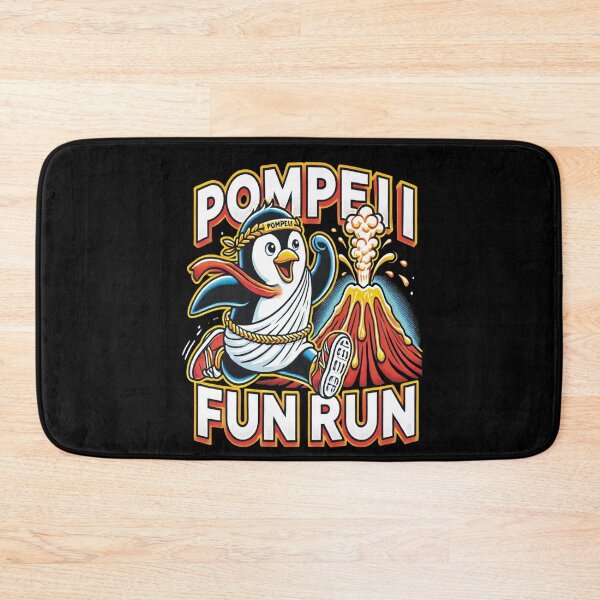 Item preview, Pompeii Fun Run Funny Roman Penguin Volcano History Gift designed and sold by SkymarArt.