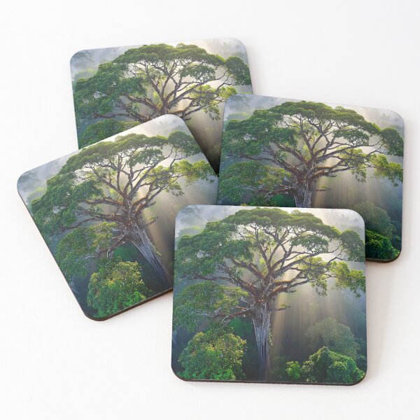 Item preview, Majestic Tree in Enchanted Misty Forest Landscape designed and sold by Artessie.