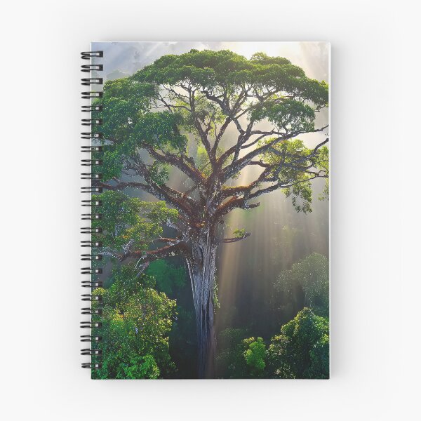 Item preview, Majestic Tree in Enchanted Misty Forest Landscape designed and sold by Artessie.