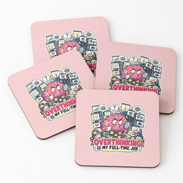 Item preview, Overthinking Is My Full-Time Job Meme designed and sold by DOCHEC.