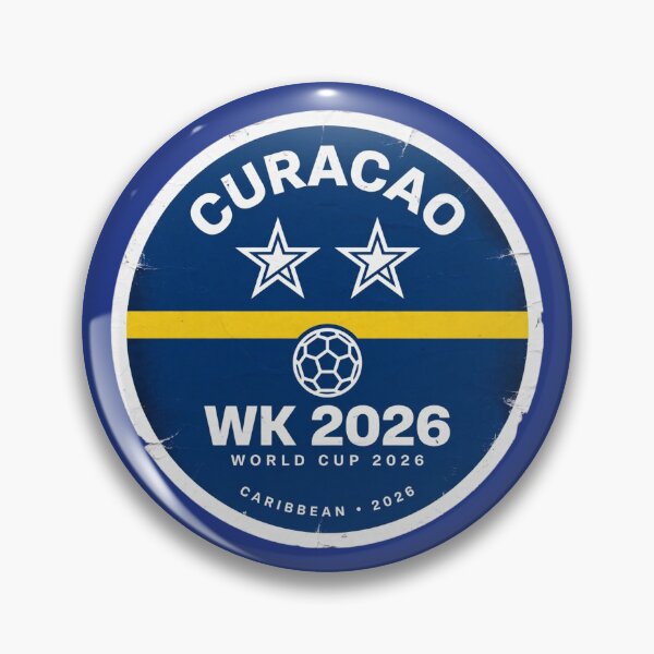 Item preview, Curacao National Team World Cup 2026 Vintage Badge designed and sold by Xeneros.
