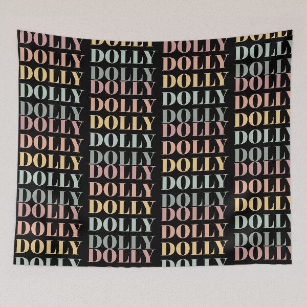 Item preview, Dolly First Name Pastel Retro Name Lover designed and sold by OddPopARt.
