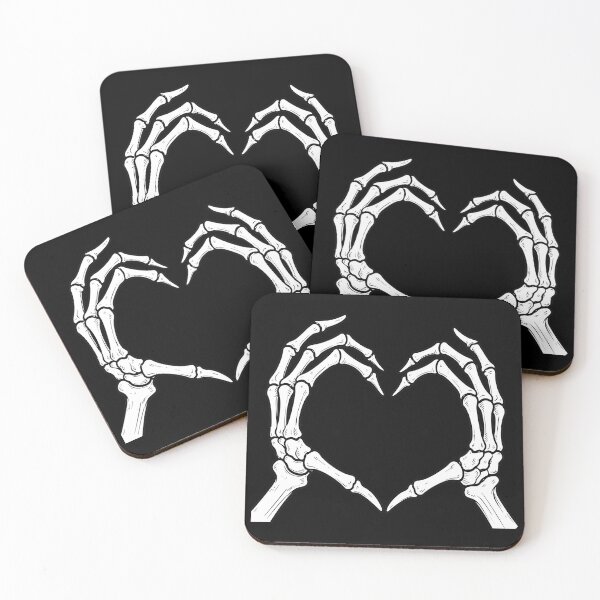 Item preview, Skeleton Hands Forming a Heart designed and sold by virelleelowen98.
