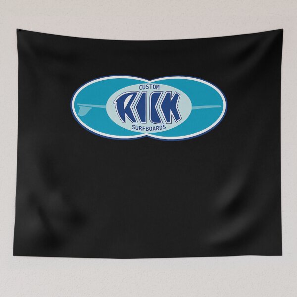 Item preview, Rick Surfboards - Sixties Surfer Big Wave Rider Surfing Logo designed and sold by BarkerWilly.