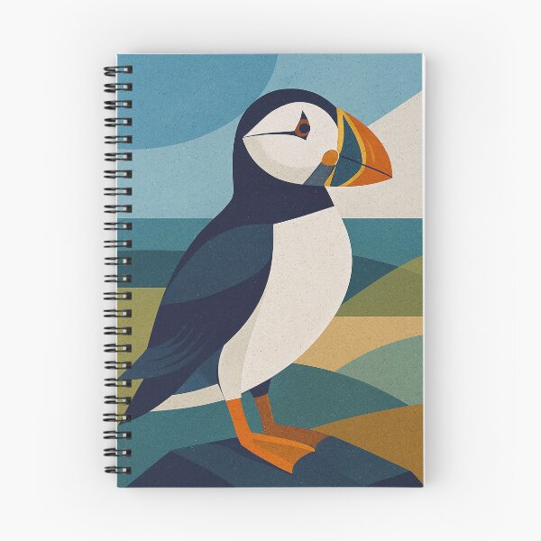 Item preview, of Puffin Illustration – Charming Seabird by the Ocean designed and sold by GalleryKauffeld.