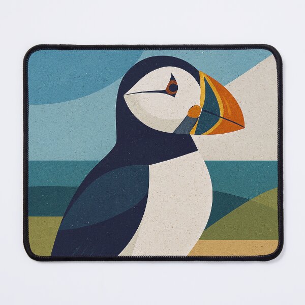 Item preview, of Puffin Illustration – Charming Seabird by the Ocean designed and sold by GalleryKauffeld.