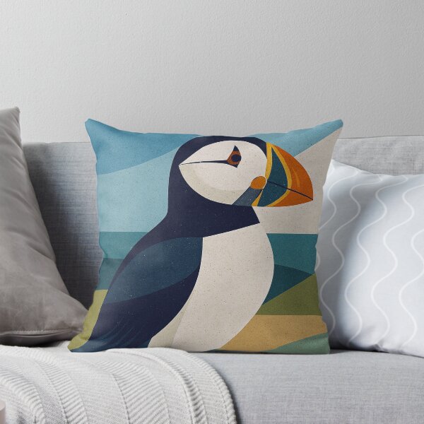 Item preview, of Puffin Illustration – Charming Seabird by the Ocean designed and sold by GalleryKauffeld.