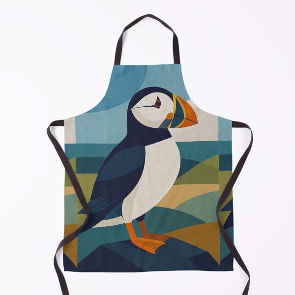 Item preview, of Puffin Illustration – Charming Seabird by the Ocean designed and sold by GalleryKauffeld.