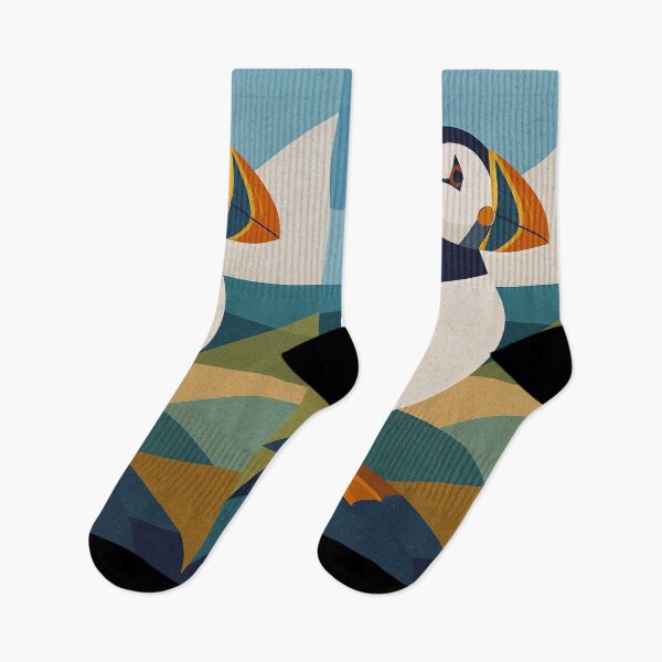 Item preview, of Puffin Illustration – Charming Seabird by the Ocean designed and sold by GalleryKauffeld.