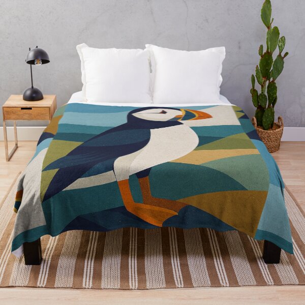 Item preview, of Puffin Illustration – Charming Seabird by the Ocean designed and sold by GalleryKauffeld.