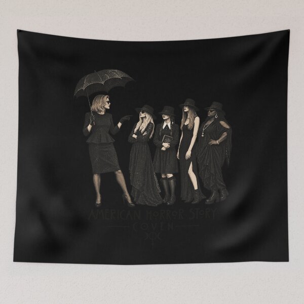 Item preview, Modern Gothic Witch Coven Girls In Black Aesthetic Design designed and sold by TheHellIWontSh.