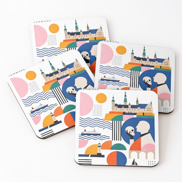 Item preview, Elsinore Denmark travel poster featuring Kronborg Castle, mariti designed and sold by ckybe.