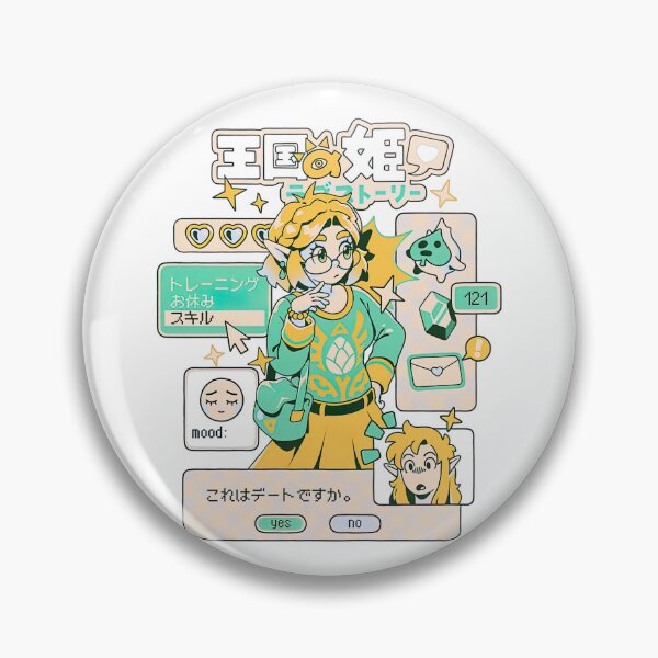 Item preview, Retro Anime Dating Sim Elf Princess Visual Novel Game Design designed and sold by TheHellIWontSh.