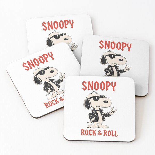 Item preview, Snoopy Rock & Roll Sunglasses Leather Jacket Cool Dog designed and sold by LittleMamastore.