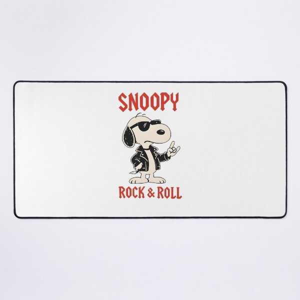 Item preview, Snoopy Rock & Roll Sunglasses Leather Jacket Cool Dog designed and sold by LittleMamastore.
