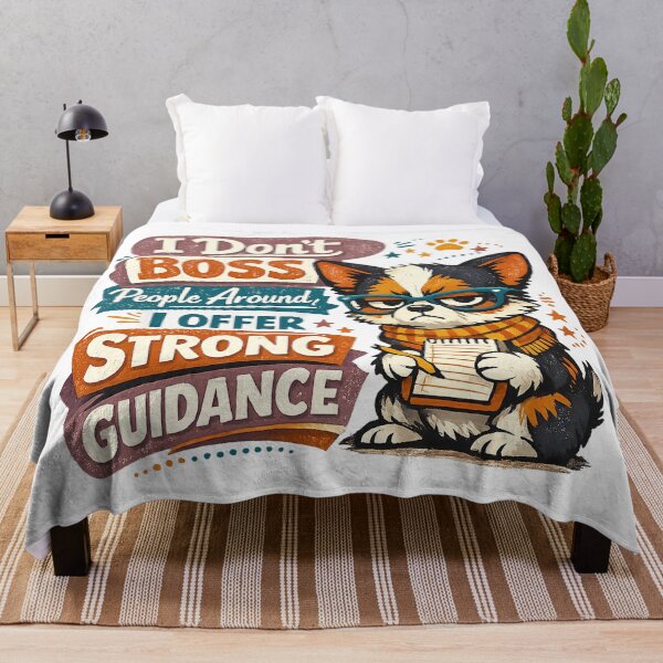 Item preview, I Don't Boss People Around I Offer Strong Guidance Funny Corgi Office Humor designed and sold by inkoutninja.
