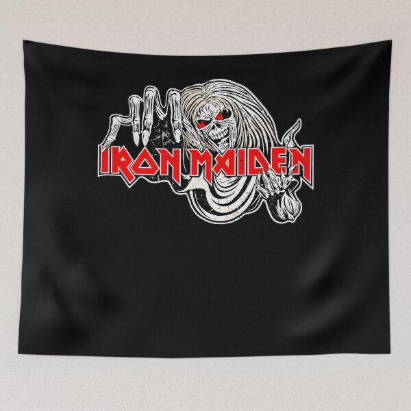Item preview, Maiden Eddie Skeleton Red Eyes Heavy Metal Band designed and sold by Rafiqrafisqy.