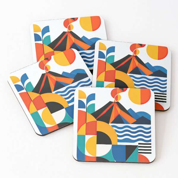 Item preview, Abstract geometric poster featuring the Goma Democratic Republic designed and sold by ckybe.