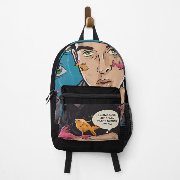 Item preview, Surreal Mind Tricks Comic Portrait Goldfish Art designed and sold by KevinJamesy.