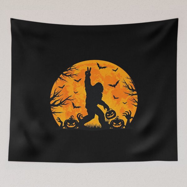 Item preview, Spooky Halloween Bigfoot Pumpkin Funny Halloween Sasquatch designed and sold by Altenpendinton.