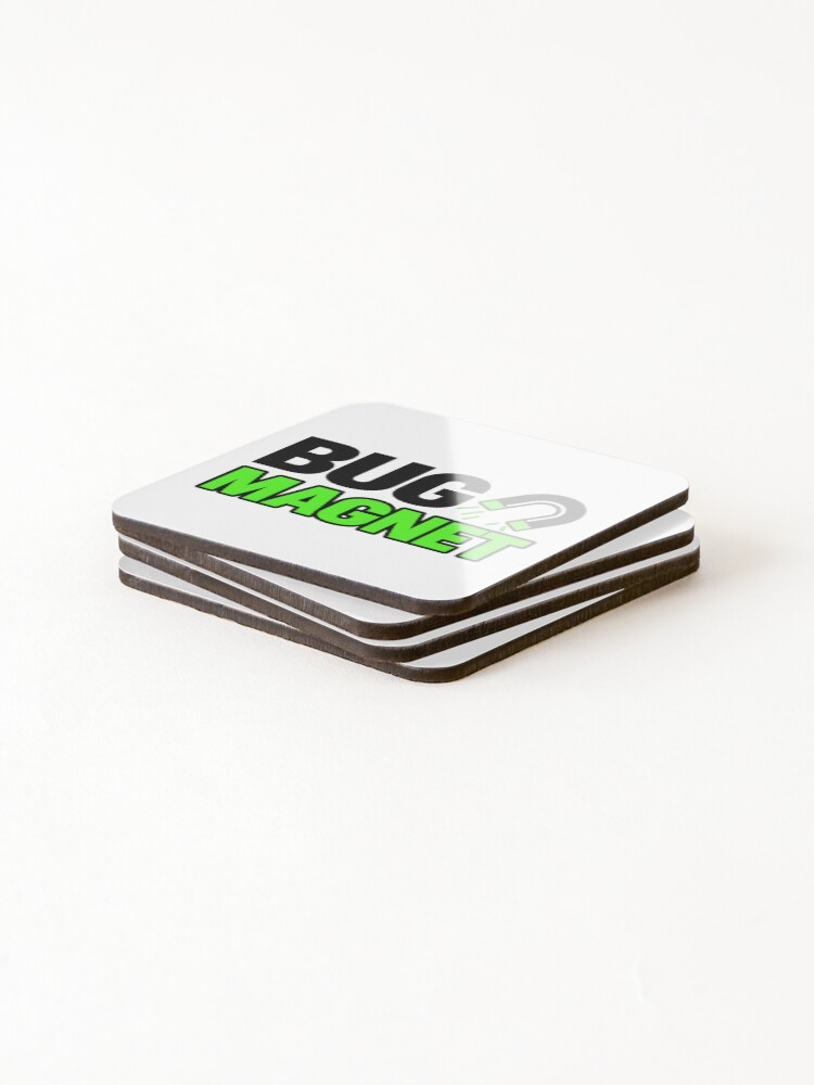 Thumbnail 4 of 5, Coasters (Set of 4), Bug Magnet Software Testing Humor designed and sold by unscriptedPixel.