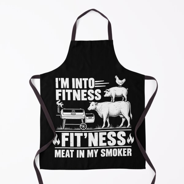 Item preview, I'm Into Fitness, Fitness Meat In My Smoker Funny BBQ designed and sold by gordonbwyashop.