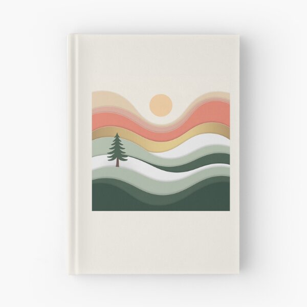 Item preview, Abstract Winter Hills Minimalist Landscape designed and sold by TrendMorphic.
