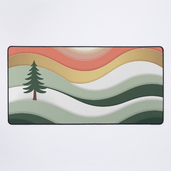 Item preview, Abstract Winter Hills Minimalist Landscape designed and sold by TrendMorphic.