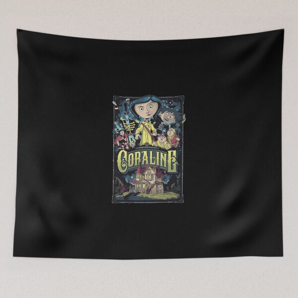 Item preview, Haunted Manor Button Eyes Goth Cartoon Poster designed and sold by KevinJamesy.